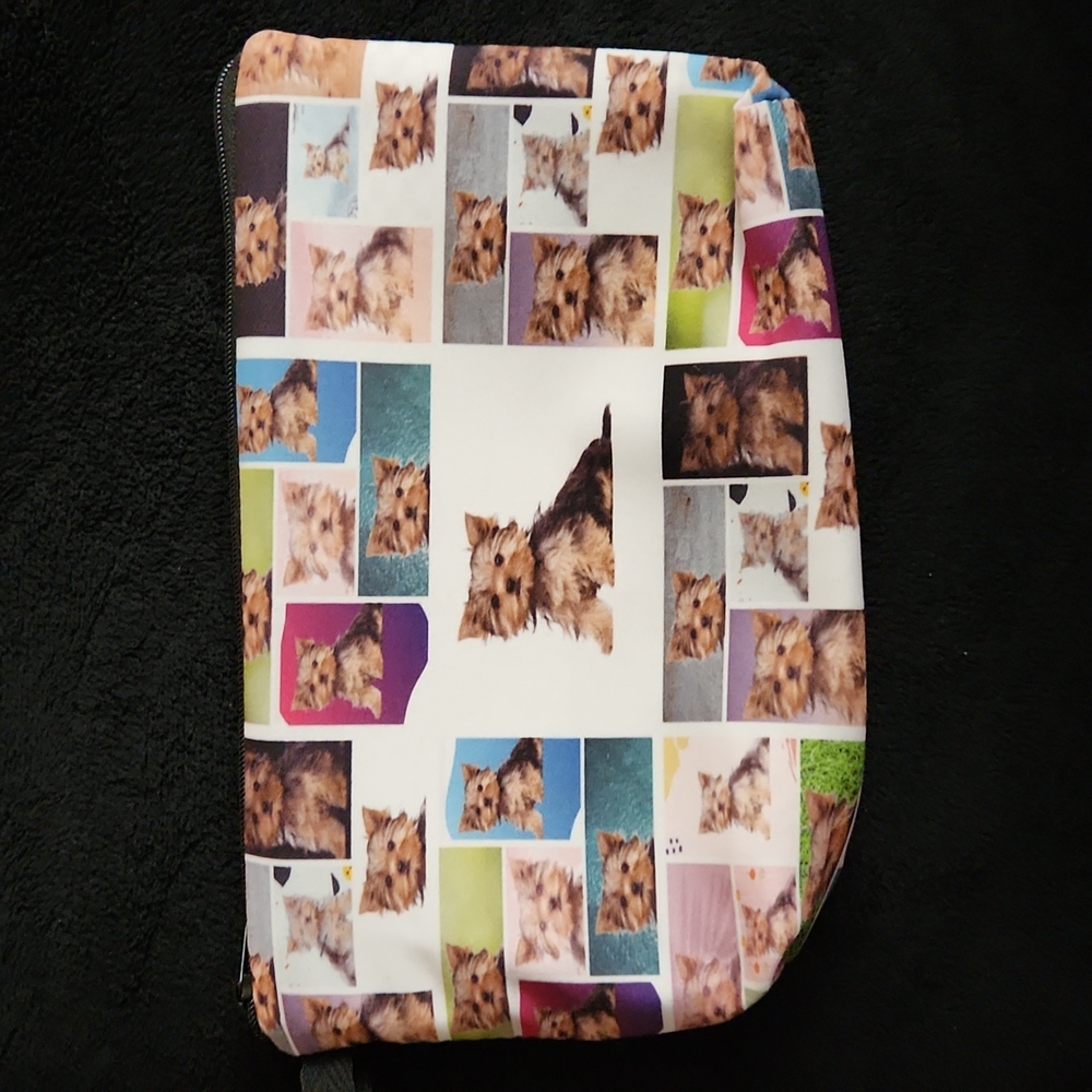 NEW- Cosmetic Bag, Storage Bag - Dog, Yorkie